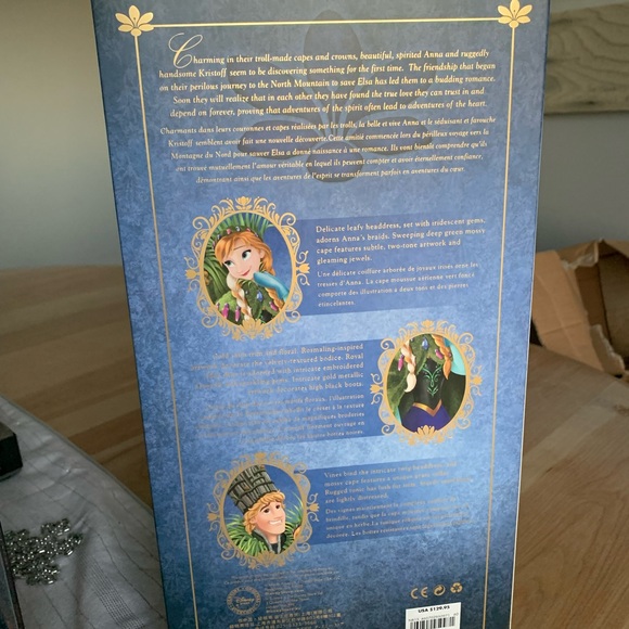 Anna and Kristoff Disney Designer Collection Dolls - Picture 6 of 9